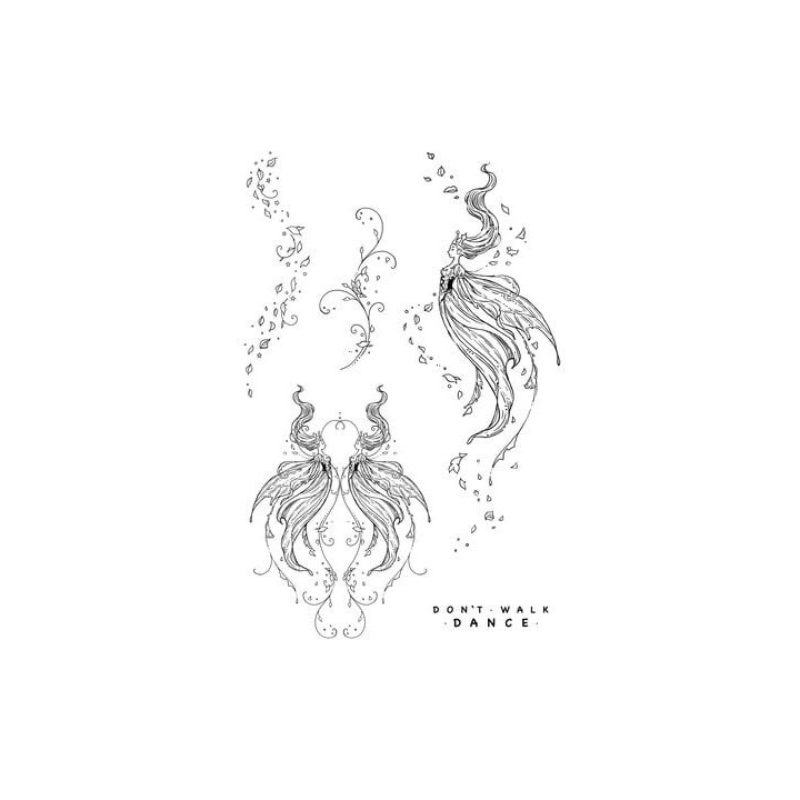 (KK0016)Katkin Krafts Wisp A5 Clear Stamp Set