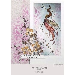 (KK0016)Katkin Krafts Wisp A5 Clear Stamp Set