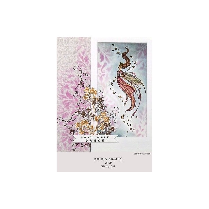 (KK0016)Katkin Krafts Wisp A5 Clear Stamp Set