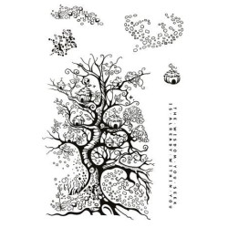 (KK0017)Katkin Krafts Tree Of Life A5 Clear Stamp Set