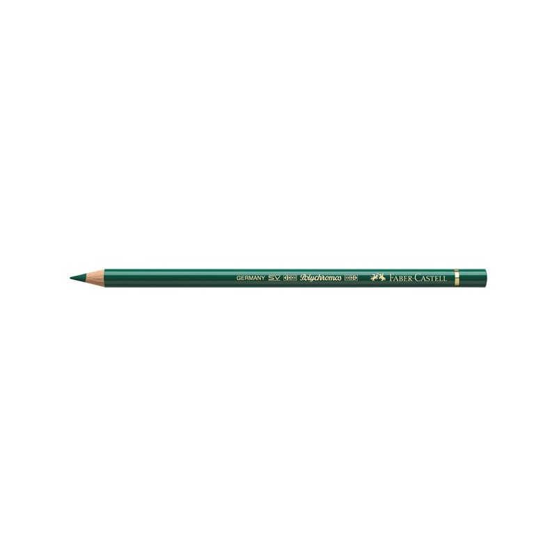 (159)Crayon FC Polychromos vert de Hooker