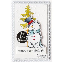 (CS1139)Clear stamp Snowman