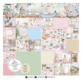 (JMA-RM-PP97)Studio Light Paper pad Small Designs & Elements Romantic Moments nr.97
