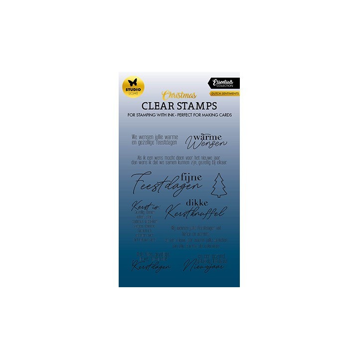 (SL-ES-STAMP477)Studio light SL Clear stamp Dutch sentiments Essentials nr.477
