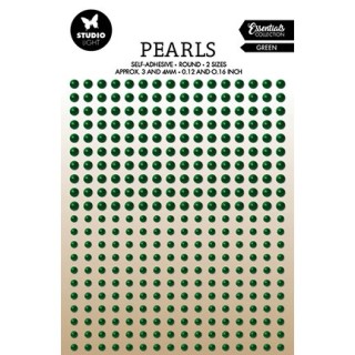 (SL-ES-PEARL23)Studio Light Pearls Green pearls Essentials nr.23