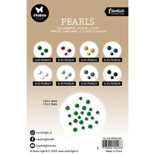 (SL-ES-PEARL23)Studio Light Pearls Green pearls Essentials nr.23