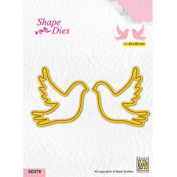 (SD278)Nellie's shape dies Doves