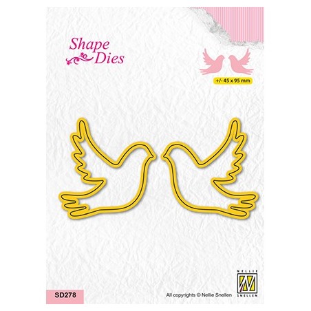 (SD278)Nellie's shape dies Doves