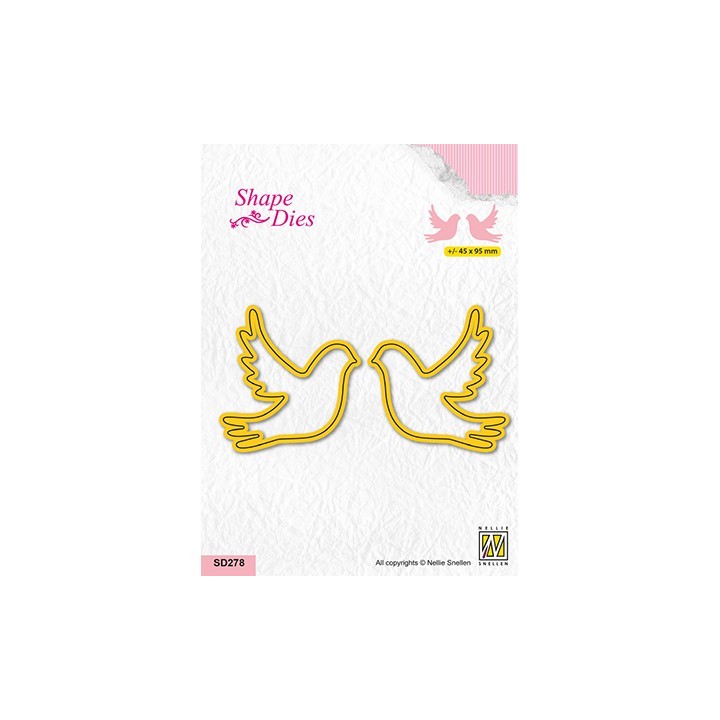 (SD278)Nellie's shape dies Doves
