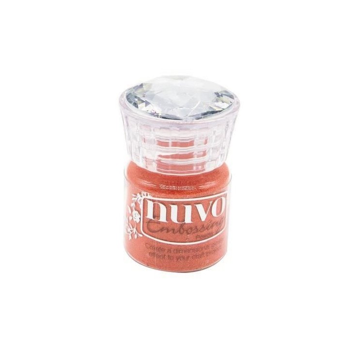 (627N)Tonic Studios Nuvo embossing powder Coral Chic