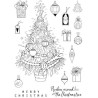 (PI214)Pink Ink Designs Oh Christmas Tree A5 Clear Stamps