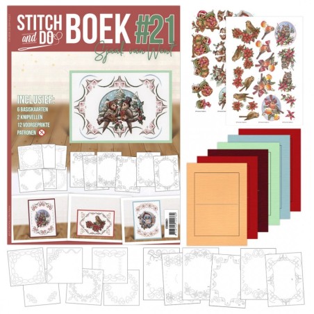 (STDOBB021)Stitch And Do Book 21 - Christmas Feathers