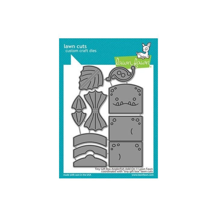 (LF3184)Lawn cuts Tiny Gift Box Anglerfish Add-On Lawn Cuts Dies