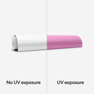 (2010175)Cricut Color-Changing Iron-On UV-Activated Pastel Pink (1 sheet)