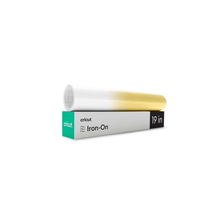 (2010178)Cricut Color-Changing Iron-On UV-Activated Pastel Yellow (1 sheet)