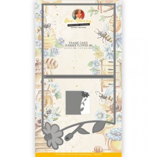 (CDCD0148)Dies - Yvonne Creations - Bee Honey - Summer Flower Frame 4K