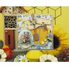 (SB10751)3D Push Out - Yvonne Creations - Bee Honey - Brown Bear