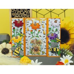 (SB10752)3D Push Out - Yvonne Creations - Bee Honey - Hive