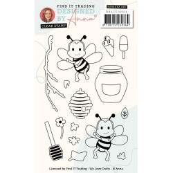 (DBACS10004)Designed By Anna - Mix And Match Clear Stamps - Barbara Bee