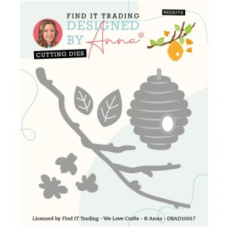 (DBAD10017)Designed By Anna - Mix And Match Cutting Dies - Bee Hive