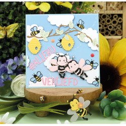 (DBAD10017)Designed By Anna - Mix And Match Cutting Dies - Bee Hive