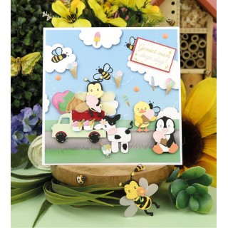 (DBAD10019)Designed By Anna - Mix And Match Cutting Dies - Ice Cream Truck