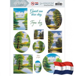 (SB10830)Special Push Out Sheet - Card Deco Essentials - Spring Landscapes (NL)
