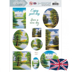 (SB10832)Special Push Out Sheet - Card Deco Essentials - Spring Landscapes (EN)