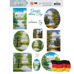 (SB10834)Special Push Out Sheet - Card Deco Essentials - Spring Landscapes (DE)