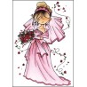 (HM9461) Clear Stamp Here comes the bride