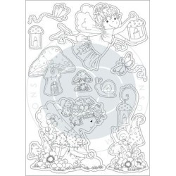 (CCSTMP089)Craft Consortium Fairy Wishes Clear Stamps Friends