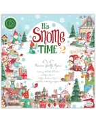 (CCPPAD043B)Craft Consortium It's Snome Time 2 6x6 Inch Paper Pad