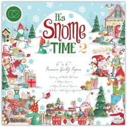 (CCPPAD043B)Craft Consortium It's Snome Time 2 6x6 Inch Paper Pad