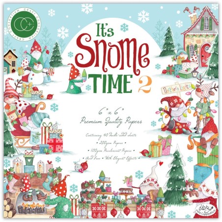 (CCPPAD043B)Craft Consortium It's Snome Time 2 6x6 Inch Paper Pad