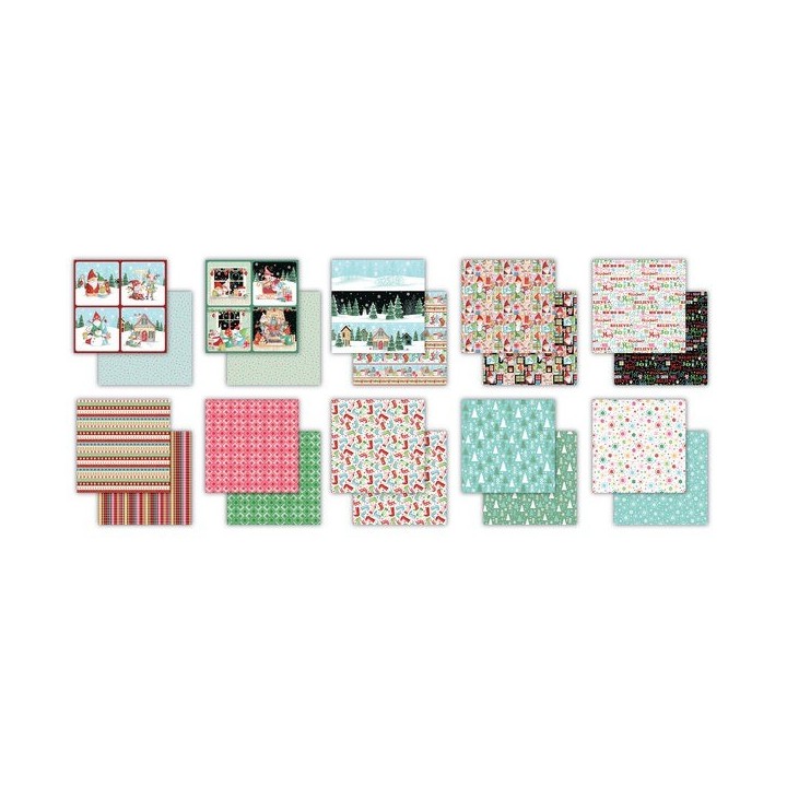 (CCPPAD043B)Craft Consortium It's Snome Time 2 6x6 Inch Paper Pad