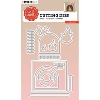 (SL-SS-CD683)Studio Light SL Cutting Die Essentials Fireplace Sweet Stories nr.683
