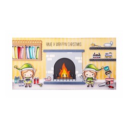 (SL-SS-CD683)Studio Light SL Cutting Die Essentials Fireplace Sweet Stories nr.683