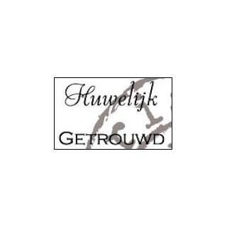 (CS0885)Clear stamp huwelijk-getrouwd NL