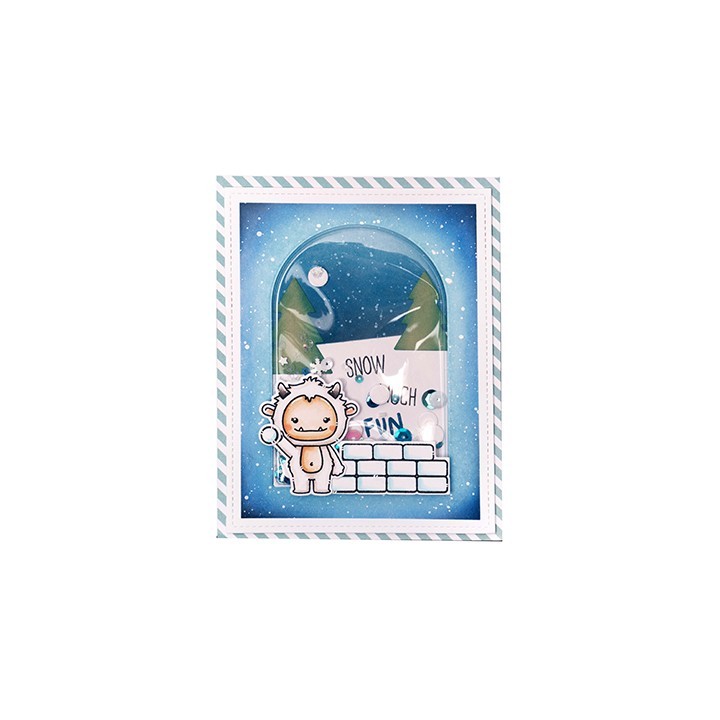 (SL-SS-SCD66)Studio Light Stamp & Cutting Die Snow fun Sweet Stories nr.66