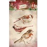 (SL-MC-STAMP499)Studio light Clear stamp Birds Magical Christmas nr.499
