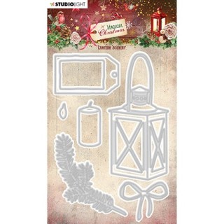 (SL-MC-CD691)Studio Light SL Cutting Die Lantern scenery Magical Christmas nr.691