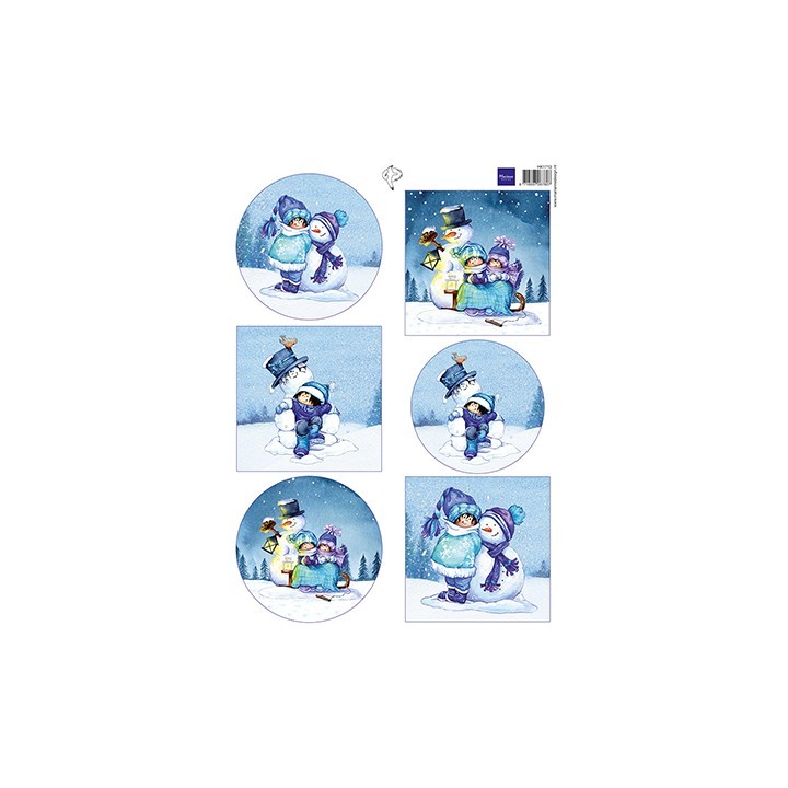 (HK1713)3D Hetty's Snoesjes - Snowfun