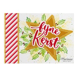 (CS1142)Clear stamp Silhouette Art - Holly