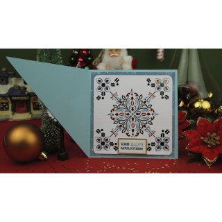 (AD-A4-10028)Linen Cardstock Pack - A4 - Amy Design - Snowy Christmas