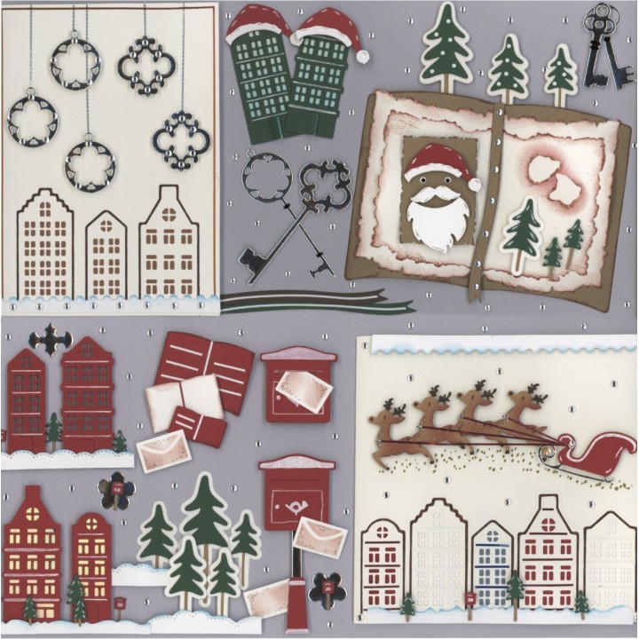 (ADD10303)Dies - Amy Design Snowy Christmas - Christmas Houses