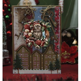 (CDCD10145)Card Deco Essentials - Cutting Dies - Houses In A Row A5