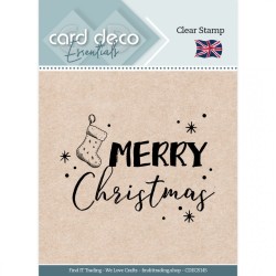 (CDECS145)Card Deco Essentials Clear Stamps - Merry Christmas