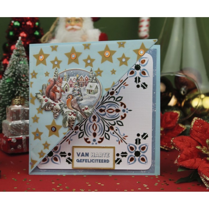 (CDEVE004)Card Deco Essentials - Vellum - Stars Gold