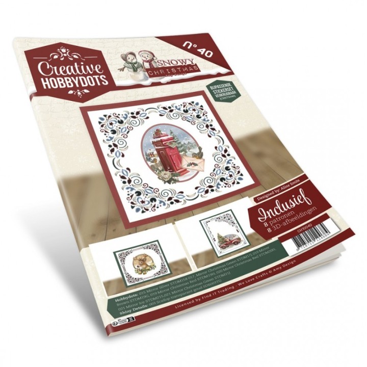 (CH10040)Creative Hobbydots 40 - Amy Design - Snowy Christmas