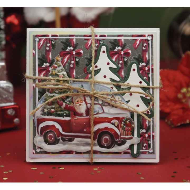 (SB10771)3D Push-Out - Amy Design - Snowy Christmas - Snowy Train